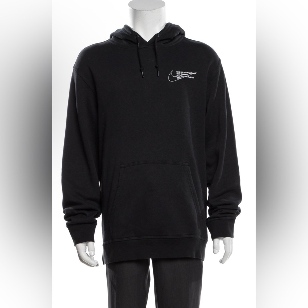 Nike x Off-White “Insert Ideas Here” Off Campus Hoodie Black Size M Virgil Abloh